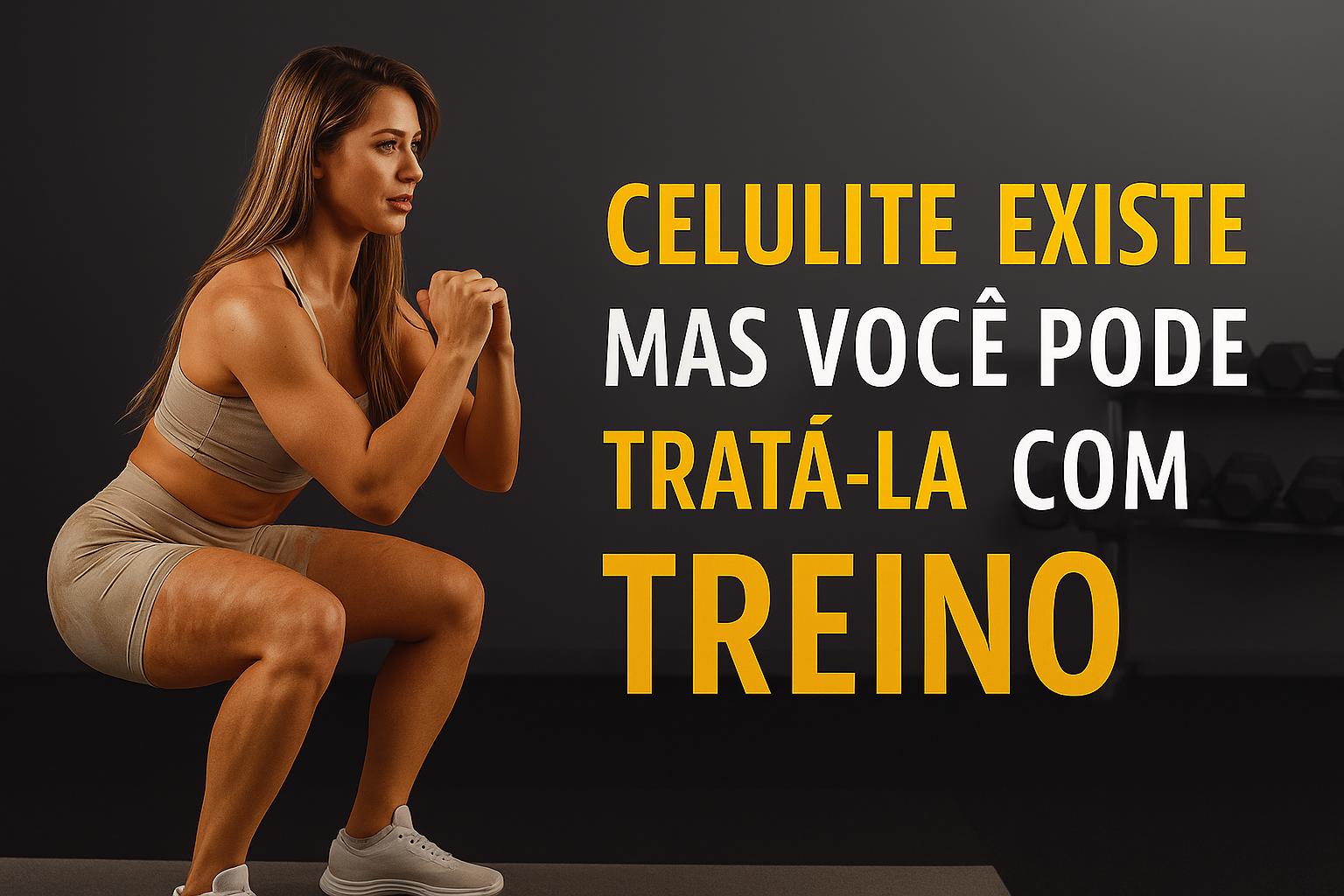 Celulite existe treino para resolver