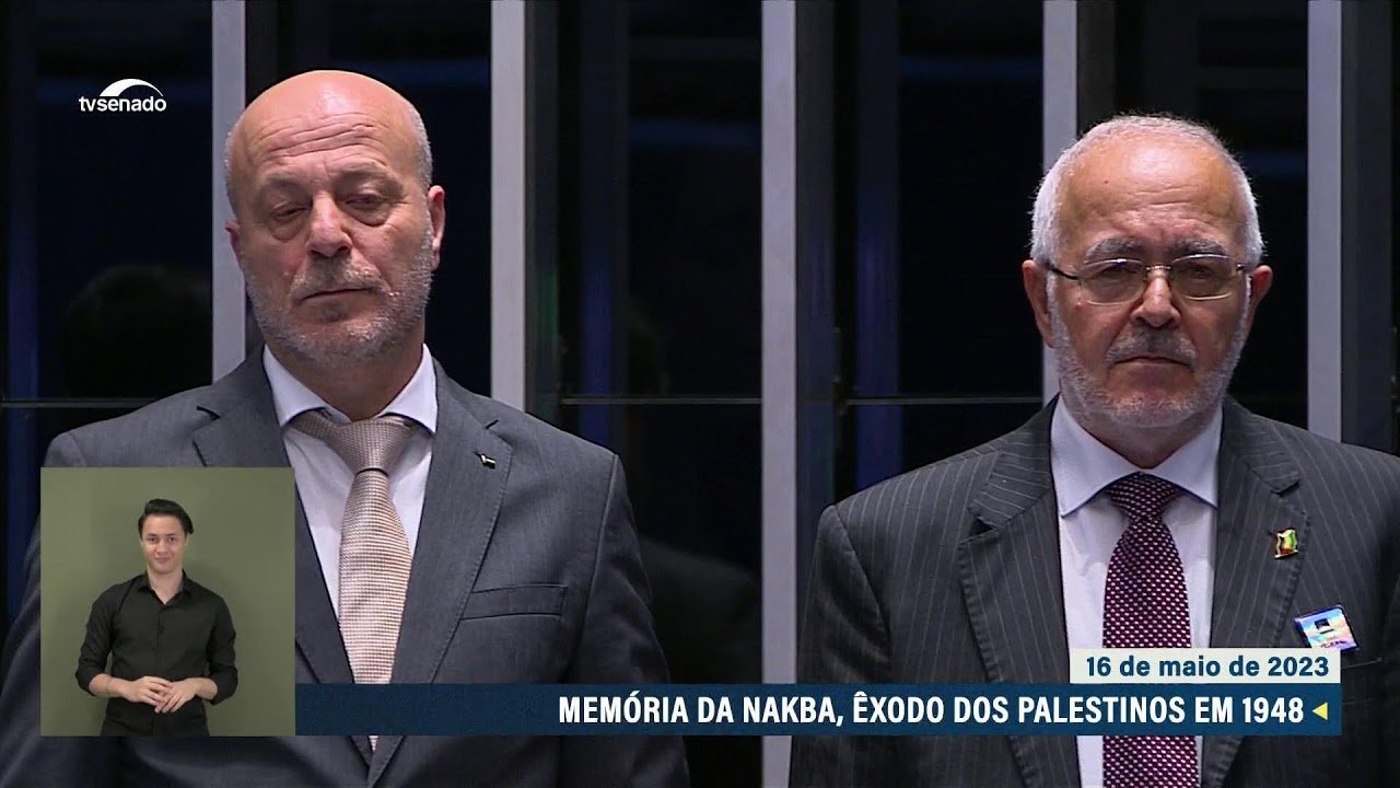 Ao vivo: Sessão relembra êxodo palestino de 1948 – 16/5/23